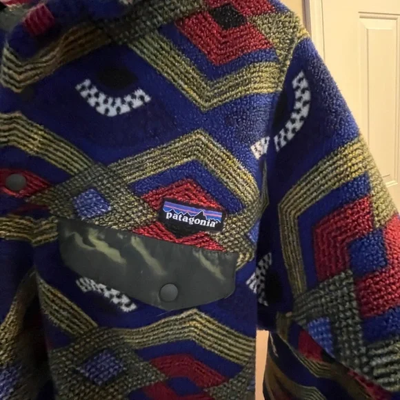 Patagonia 2014 Synchilla Snap T Pullover in Slowfoot Cobalt Blue - Picture 2 of 4